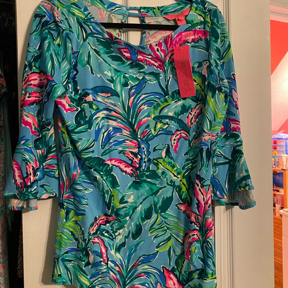 NWT Lilly Pulitzer 3/4 Sleeve Fontaine Top Size Medium